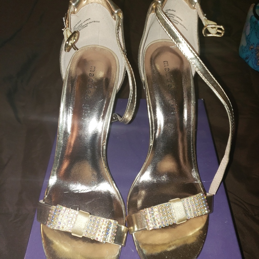 Gold heels